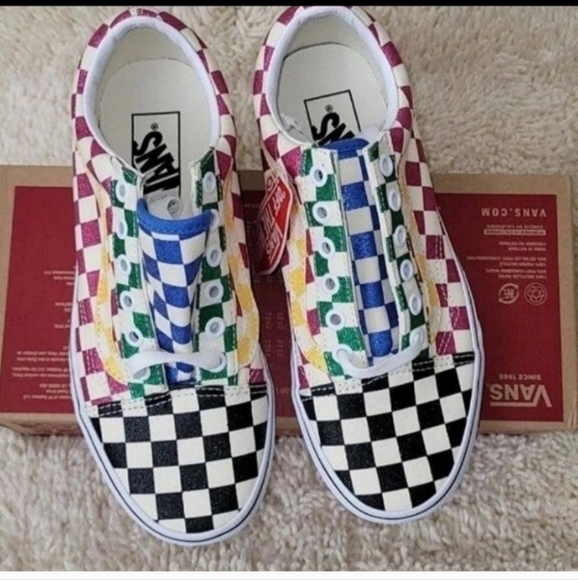 Vans Multi-color Checkerboard Sneaker - Picture 6 of 10